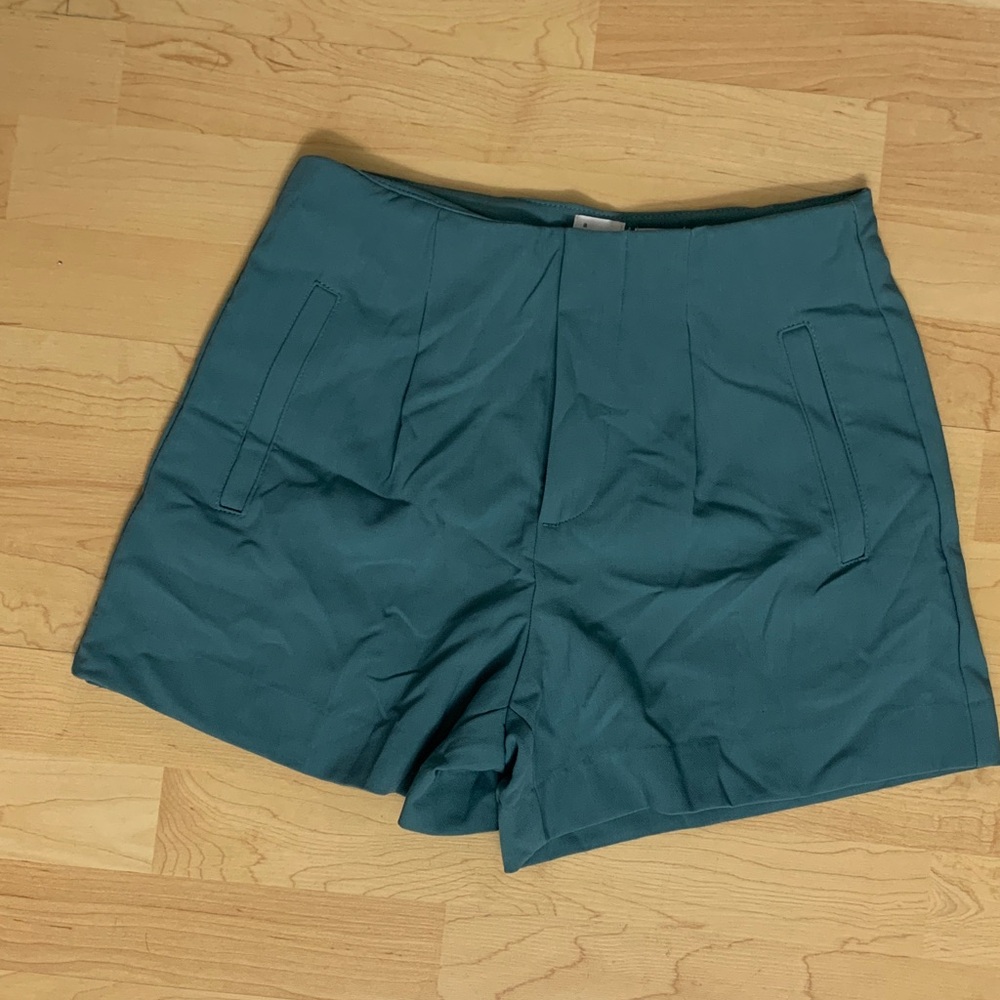 a new day High Waist Teal Shorts